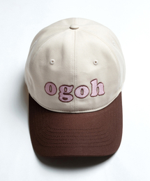 DAMP（ドントアスクマイプラン）の「OGOH ワイド＆ディープオーバーサイズボールキャップ ホワイト/モカ（キャップ）」