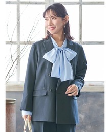 Re-J&SUPURE（リジェイアンドスプル）の「【大きいサイズ】【Wクロス】Wボタンテーラードジャケット(セットアップ可)（テーラードジャケット）」