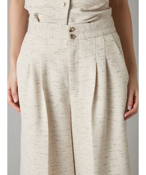 LILY BROWN（リリーブラウン）の「オーナメント釦2タックパンツ（その他パンツ・レディース・ベージュ/グレー/ブルー・0/1）」の7枚目の写真