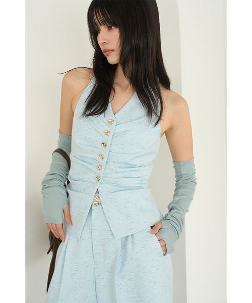 LILY BROWN（リリーブラウン）の「オーナメント釦2タックパンツ（その他パンツ・レディース・ベージュ/グレー/ブルー・0/1）」の12枚目の写真