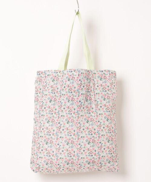 Cath Kidston(キャスキッドソン)の「フォルダウェイ トートバッグ Pearly Queen Ditsy(エコバッグ/サブバッグ・レディース・イエロー・FREE)」の5枚目の写真