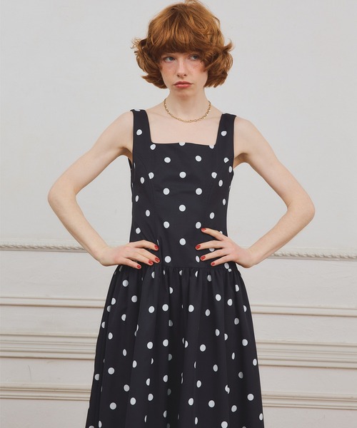 EIMY ISTOIRE（エイミーイストワール）の「ドットワンピース（ワンピース・レディース・ホワイト/ブラック・38/36）」の7枚目の写真