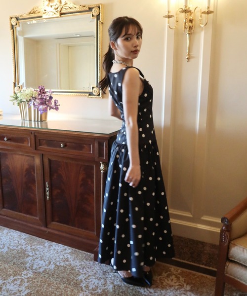 EIMY ISTOIRE（エイミーイストワール）の「ドットワンピース（ワンピース・レディース・ホワイト/ブラック・38/36）」の16枚目の写真