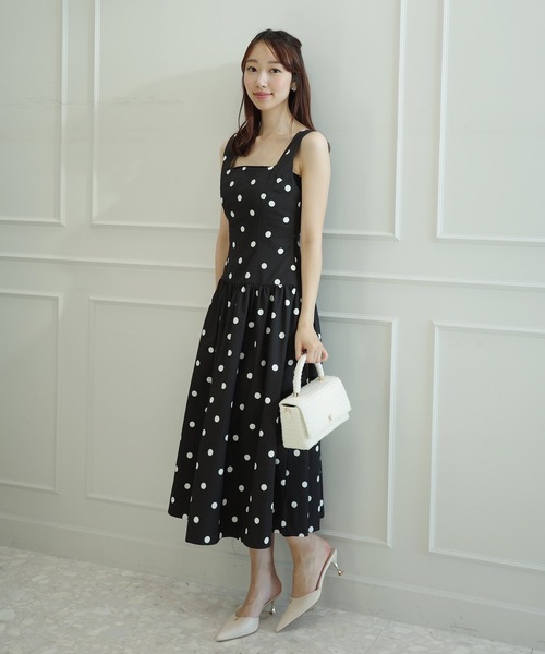 EIMY ISTOIRE（エイミーイストワール）の「ドットワンピース（ワンピース・レディース・ホワイト/ブラック・38/36）」の20枚目の写真