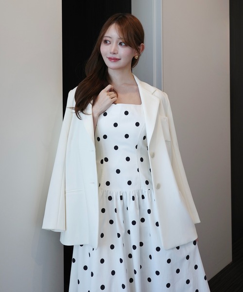EIMY ISTOIRE（エイミーイストワール）の「ドットワンピース（ワンピース・レディース・ホワイト/ブラック・38/36）」の12枚目の写真