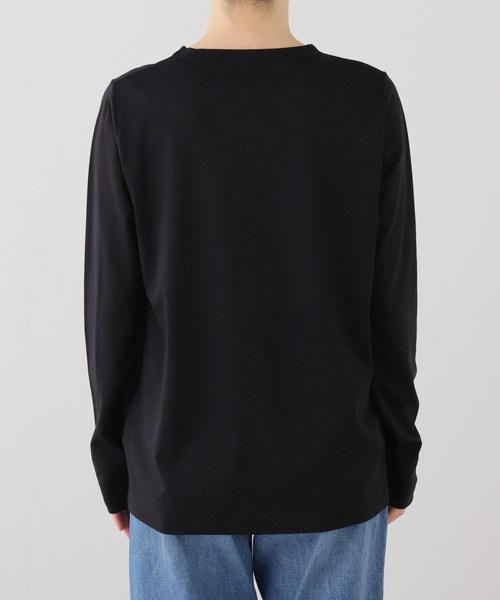 JOURNAL STANDARD LUXE(ジャーナルスタンダード ラックス)の「スパイラルジャージプルオーバー(Tシャツ/カットソー・レディース・ホワイト/ブラック・MEDIUM/SMALL)」の11枚目の写真