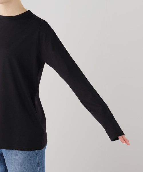 JOURNAL STANDARD LUXE(ジャーナルスタンダード ラックス)の「スパイラルジャージプルオーバー(Tシャツ/カットソー・レディース・ホワイト/ブラック・MEDIUM/SMALL)」の12枚目の写真