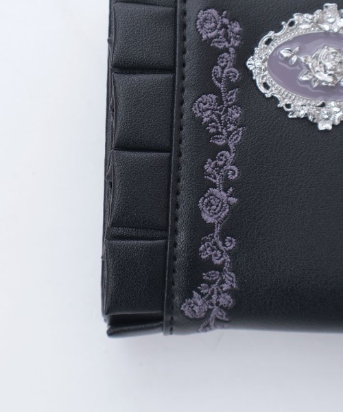 axes femme（アクシーズファム）の「ローズ刺繍フリルミニ財布（その他雑貨・レディース・ブラック/ピンク/ブルー・FREE）」の20枚目の写真