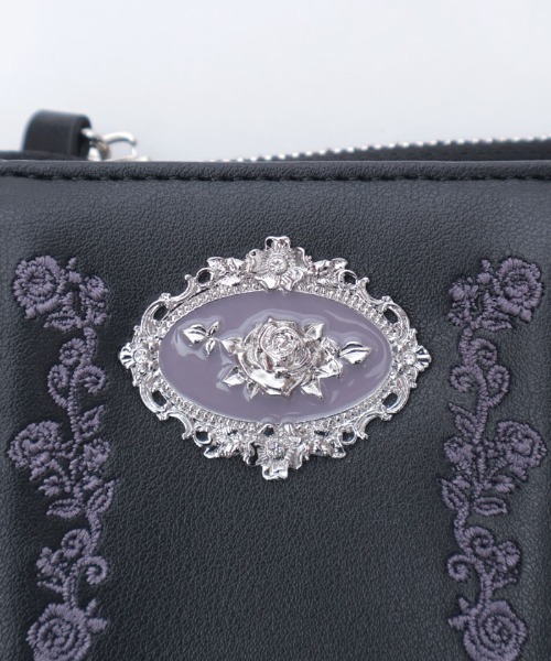 axes femme（アクシーズファム）の「ローズ刺繍フリルミニ財布（その他雑貨・レディース・ブラック/ピンク/ブルー・FREE）」の19枚目の写真
