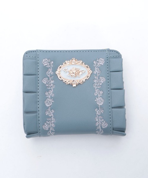 axes femme（アクシーズファム）の「ローズ刺繍フリルミニ財布（その他雑貨・レディース・ブラック/ピンク/ブルー・FREE）」の16枚目の写真