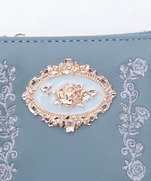 axes femme（アクシーズファム）の「ローズ刺繍フリルミニ財布（その他雑貨・レディース・ブラック/ピンク/ブルー・FREE）」の13枚目の写真