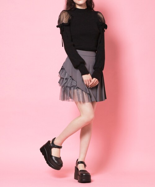 cs T&P(シーエスティーアンドピー)の「厚底ストラップパンプス(パンプス・レディース・ブラック系8/ブラック/アイボリー・LL/L/M/S)」の18枚目の写真