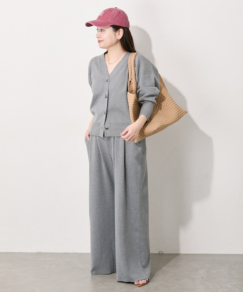 JOURNAL STANDARD（ジャーナルスタンダード）の「コットンシルクミックスVカーディガン（カーディガン/ボレロ・レディース・グレー/ネイビー・FREE）」の19枚目の写真