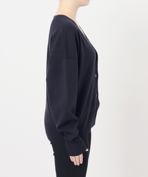 JOURNAL STANDARD（ジャーナルスタンダード）の「コットンシルクミックスVカーディガン（カーディガン/ボレロ・レディース・グレー/ネイビー・FREE）」の11枚目の写真