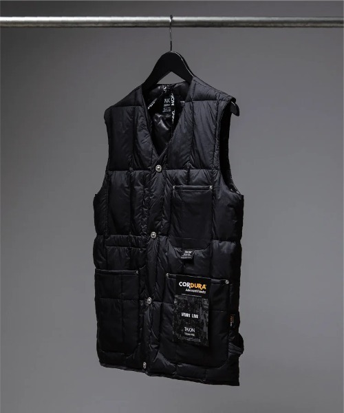 TAION(タイオン)の「TAION/タイオン/WORK V NECK DOWN VEST(ダウンベスト・メンズ・ブラック・M/L/XL)」の15枚目の写真