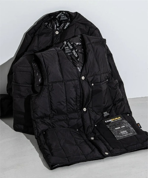 TAION(タイオン)の「TAION/タイオン/WORK V NECK DOWN VEST(ダウンベスト・メンズ・ブラック・M/L/XL)」の20枚目の写真
