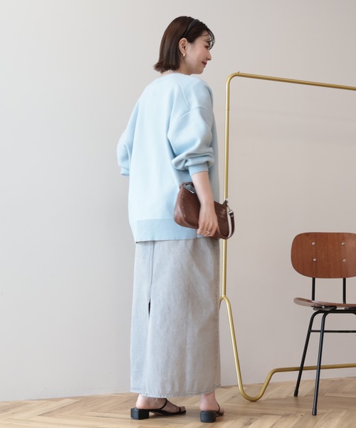 AMERICAN HOLIC(アメリカンホリック)の「Vネックニットカーディガン(カーディガン/ボレロ・レディース・チャコールグレー/イエロー/アイボリー/ブルー・L/M)」の13枚目の写真