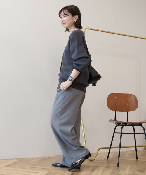 AMERICAN HOLIC(アメリカンホリック)の「Vネックニットカーディガン(カーディガン/ボレロ・レディース・チャコールグレー/イエロー/アイボリー/ブルー・L/M)」の20枚目の写真