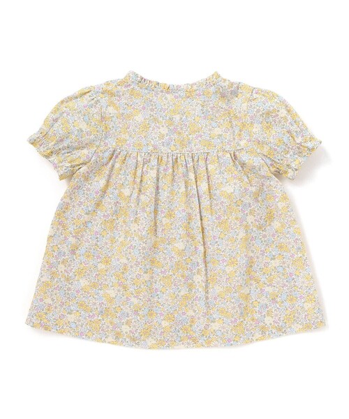 BeBe Petits Pois Vert（ベベプチポワヴェール）の「【店舗限定】花柄ブラウス＋ショートパンツセットアップ(95～150㎝)（セットアップ・キッズ・イエロー系その他/ピンク系その他・95cm/150cm/120cm/130cm/140cm/110cm/100cm）」の16枚目の写真