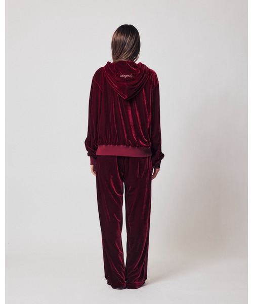 KEBOZ（ケボズ）の「SS×KBZ VELOUR HOODIE（パーカー・レディース・バーガンディー・FREE）」の10枚目の写真