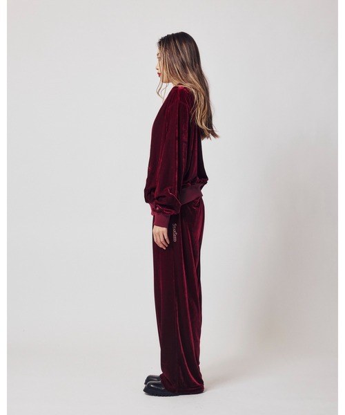 KEBOZ（ケボズ）の「SS×KBZ VELOUR HOODIE（パーカー・レディース・バーガンディー・FREE）」の11枚目の写真