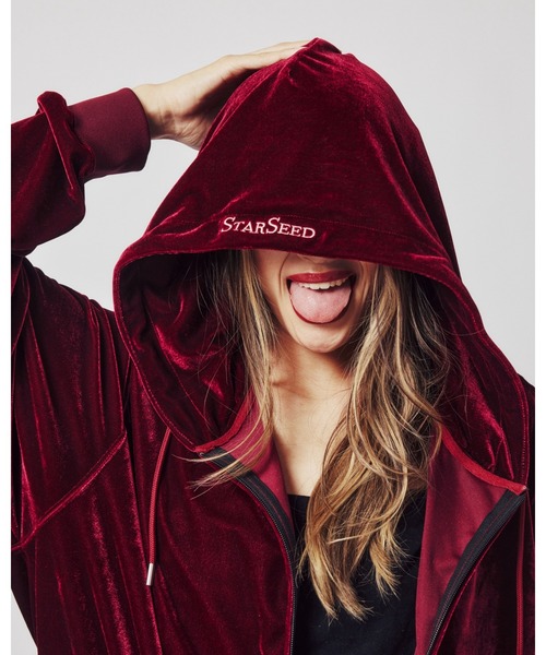 KEBOZ（ケボズ）の「SS×KBZ VELOUR HOODIE（パーカー・レディース・バーガンディー・FREE）」の18枚目の写真