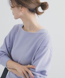 URBAN RESEARCH DOORS（アーバンリサーチドアーズ）の「強撚ダンボールボートネックプルオーバー（Tシャツ/カットソー）」