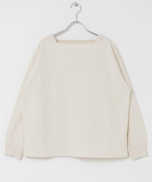 URBAN RESEARCH DOORS(アーバンリサーチドアーズ)の「強撚ダンボールボートネックプルオーバー(Tシャツ/カットソー・レディース・ネイビー/パープル/ホワイト系その他・FREE)」の11枚目の写真