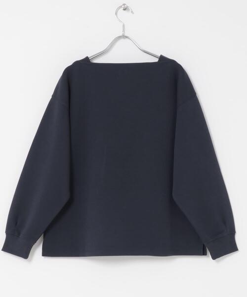 セール】強撚ダンボールボートネックプルオーバー（Tシャツ/カットソー