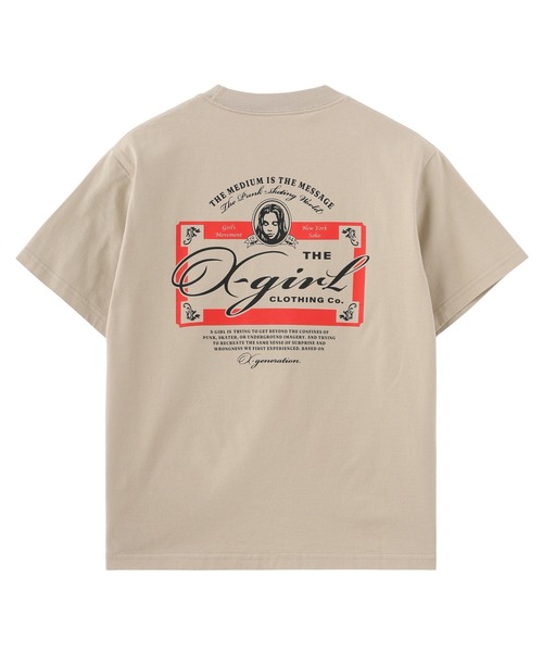 FACE RED LABEL S/S TEE（Tシャツ/カットソー）｜X-girl（エックス