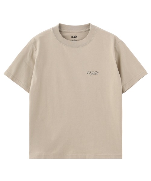 X-girl(エックスガール)の「FACE RED LABEL S/S TEE(Tシャツ/カットソー・レディース・ブラック/ホワイト/ベージュ・S/M/L)」の8枚目の写真