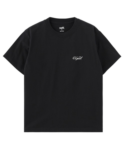 X-girl(エックスガール)の「FACE RED LABEL S/S TEE(Tシャツ/カットソー・レディース・ブラック/ホワイト/ベージュ・S/M/L)」の11枚目の写真