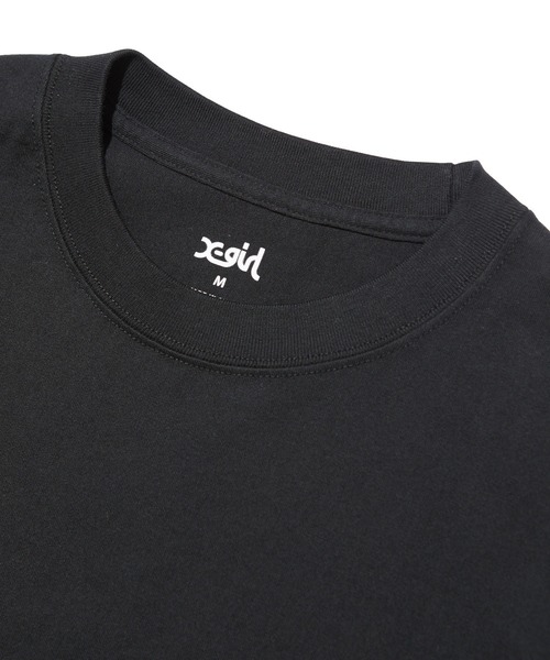 X-girl(エックスガール)の「FACE RED LABEL S/S TEE(Tシャツ/カットソー・レディース・ブラック/ホワイト/ベージュ・S/M/L)」の12枚目の写真