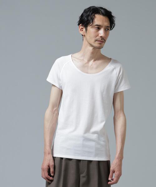 NANO universe(ナノユニバース)の「Anti Soaked(R) Plus インナーTシャツ(Tシャツ/カットソー・メンズ・ホワイト/ブラック/ベージュ・XL/L/M)」の9枚目の写真