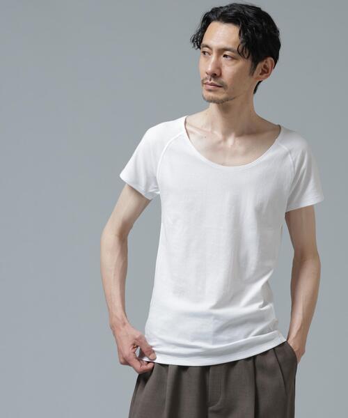 NANO universe(ナノユニバース)の「Anti Soaked(R) Plus インナーTシャツ(Tシャツ/カットソー・メンズ・ホワイト/ブラック/ベージュ・XL/L/M)」の10枚目の写真