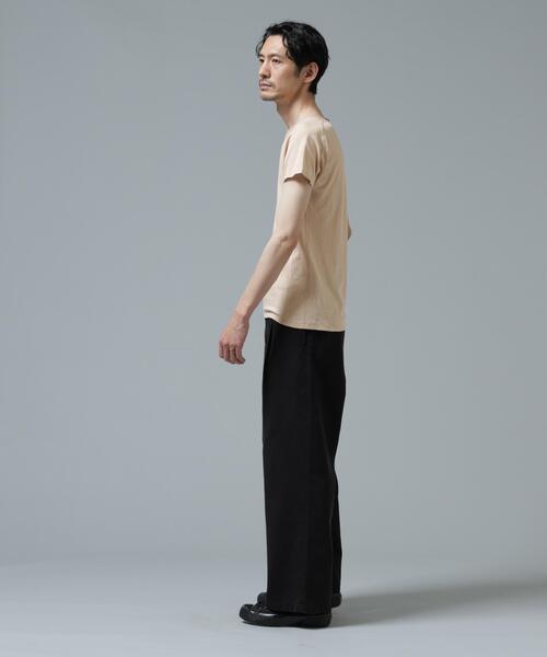 NANO universe(ナノユニバース)の「Anti Soaked(R) Plus インナーTシャツ(Tシャツ/カットソー・メンズ・ホワイト/ブラック/ベージュ・XL/L/M)」の21枚目の写真