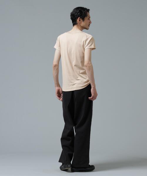 NANO universe(ナノユニバース)の「Anti Soaked(R) Plus インナーTシャツ(Tシャツ/カットソー・メンズ・ホワイト/ブラック/ベージュ・XL/L/M)」の22枚目の写真