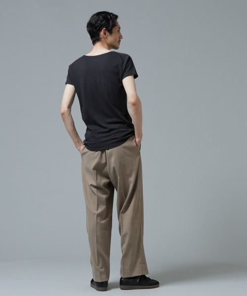 NANO universe(ナノユニバース)の「Anti Soaked(R) Plus インナーTシャツ(Tシャツ/カットソー・メンズ・ホワイト/ブラック/ベージュ・XL/L/M)」の17枚目の写真