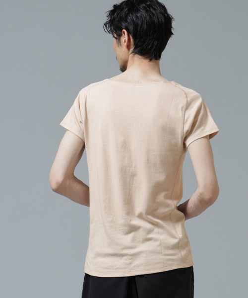 NANO universe(ナノユニバース)の「Anti Soaked(R) Plus インナーTシャツ(Tシャツ/カットソー・メンズ・ホワイト/ブラック/ベージュ・XL/L/M)」の20枚目の写真