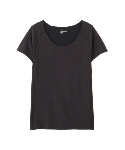 NANO universe(ナノユニバース)の「Anti Soaked(R) Plus インナーTシャツ(Tシャツ/カットソー・メンズ・ホワイト/ブラック/ベージュ・XL/L/M)」の4枚目の写真