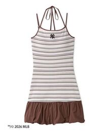 SNIDEL | 【MLB】ヘムバルーンカットキャミワンピース(ワンピース)