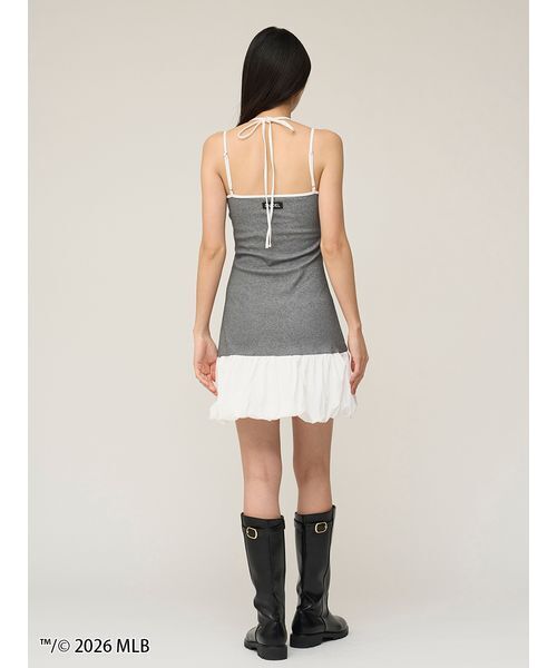 SNIDEL（スナイデル）の「【MLB】ヘムバルーンカットキャミワンピース（ワンピース・レディース・その他/グレー/ネイビー・F）」の10枚目の写真