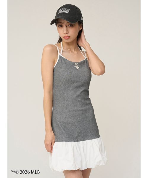 SNIDEL（スナイデル）の「【MLB】ヘムバルーンカットキャミワンピース（ワンピース・レディース・その他/グレー/ネイビー・F）」の18枚目の写真