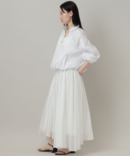 A part by（アパートバイ）の「ルランゼショートブルゾン（ブルゾン・レディース・レッド/ネイビー/オフホワイト・FREE）」の5枚目の写真