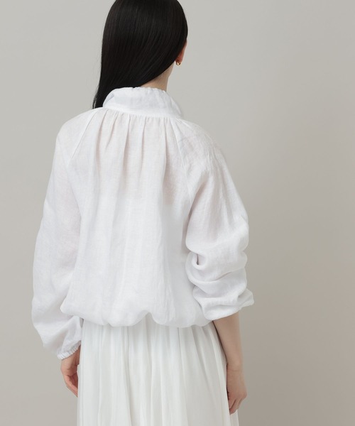 A part by（アパートバイ）の「ルランゼショートブルゾン（ブルゾン・レディース・レッド/ネイビー/オフホワイト・FREE）」の7枚目の写真