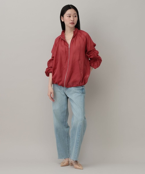 A part by（アパートバイ）の「ルランゼショートブルゾン（ブルゾン・レディース・レッド/ネイビー/オフホワイト・FREE）」の10枚目の写真