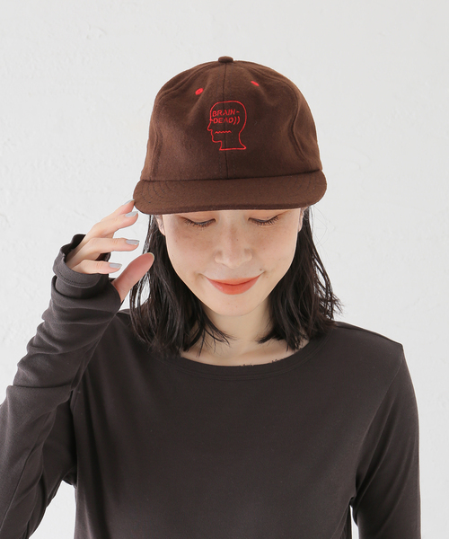 BRAIN DEAD（ブレインデット）の「【BRAIN DEAD/ブレインデッド】FLANNEL CLASSIC LOGOHEAD 6 PA（キャップ・レディース・ブラウン・FREE）」の11枚目の写真