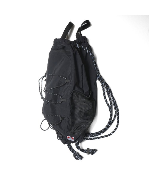 BEN DAVIS(ベンデイビス)の「RIPSTOP NAPSACK/ナップサック ファスナー A4 リップストップ生地(バックパック/リュック・メンズ・ブラック/カーキ/グレー・FREE)」の16枚目の写真
