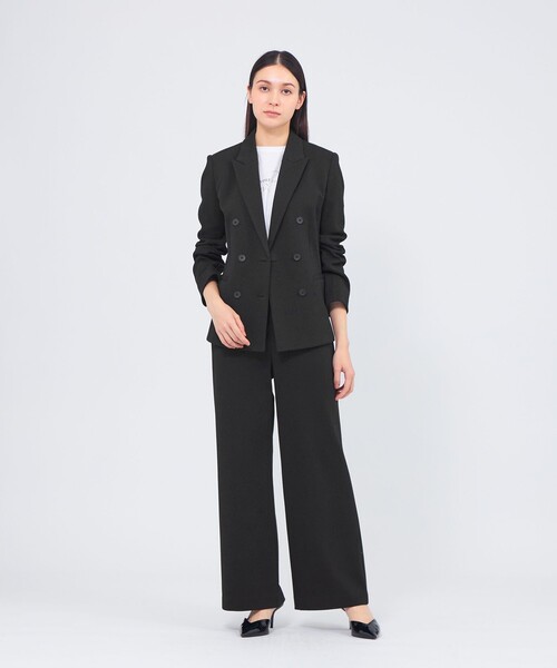EPOCA(エポカ)の「【24 TWENTY FOUR JACKET】 ダブルブレストジャケット(テーラードジャケット・レディース・ブルー/ブラック・40/38)」の3枚目の写真