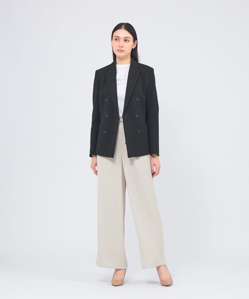 EPOCA(エポカ)の「【24 TWENTY FOUR JACKET】 ダブルブレストジャケット(テーラードジャケット・レディース・ブルー/ブラック・40/38)」の4枚目の写真